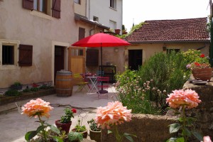 Jardin Chambres d'hôtes La Maison des Roses à Metz